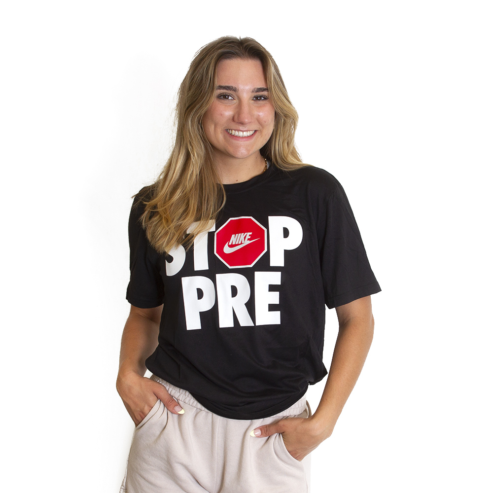 Stop Pre, Women's, Nike, Performance, Short Sleeve, T-Shirt